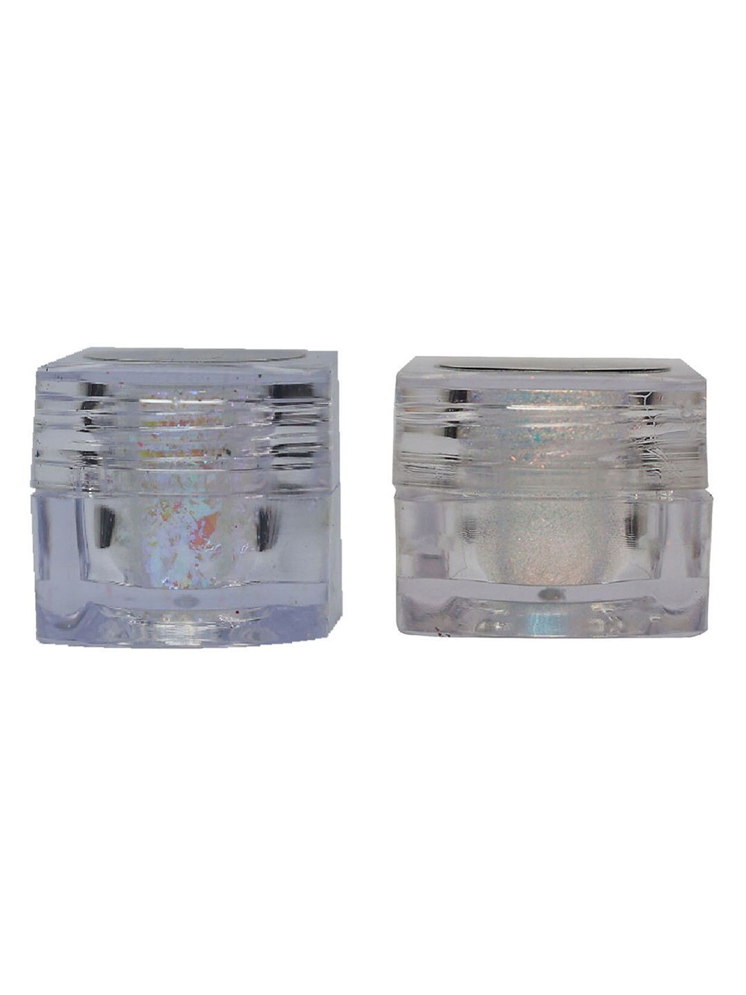 

Veoni BELLE Set of 2 Multichrome Glitter Flakes Eyeshadow 5g Each - Snowhite & Rose Gold, Silver