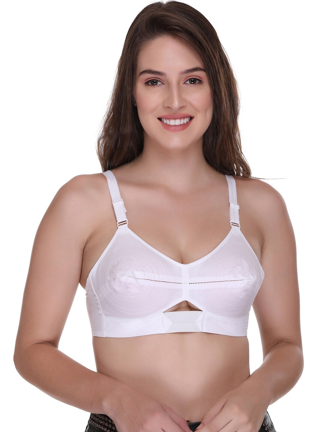 

SONA Full Coverage Cotton Bra All Day Comfort, White