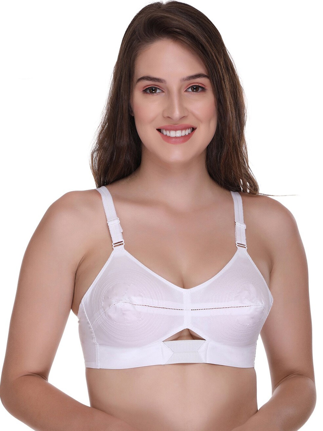 

SONA Full Coverage Cotton Bra All Day Comfort, White