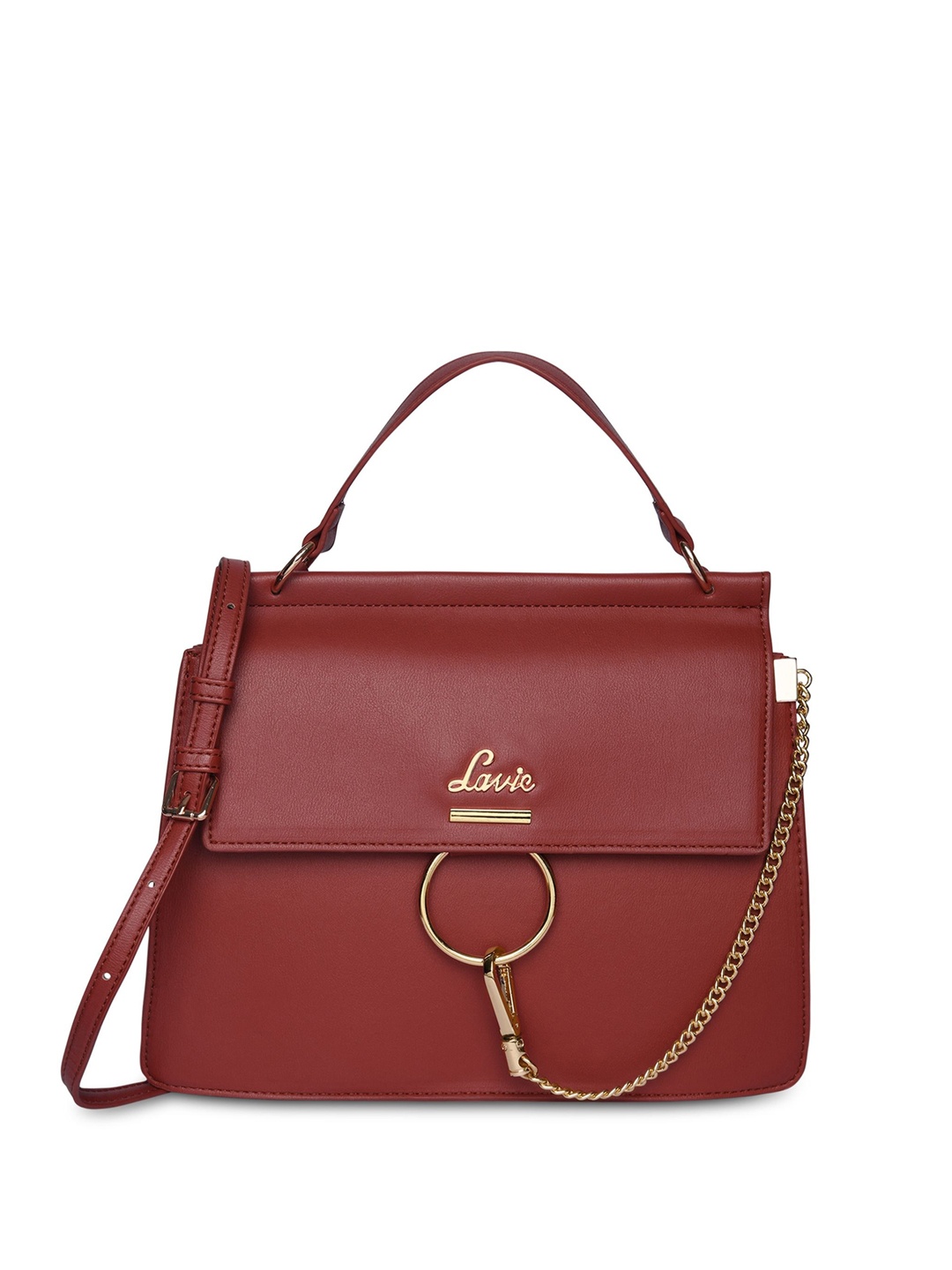 

Lavie Structured Handheld Bag, Red