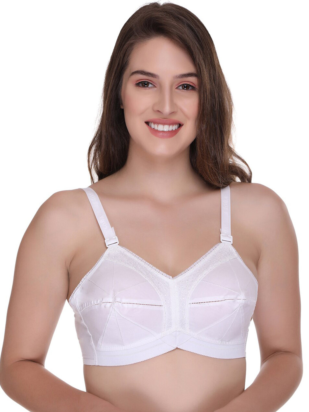 

SONA Full Coverage Cotton Bra All Day Comfort, White