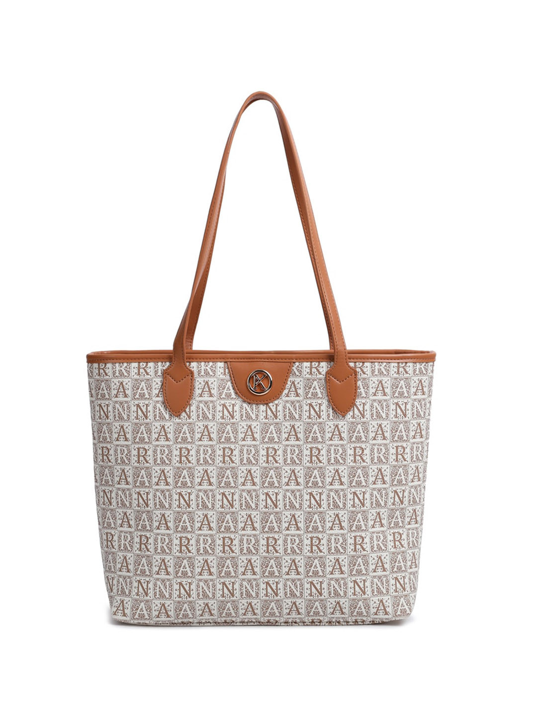 

Sasimo Typography Printed Shopper Tote Bag, Cream