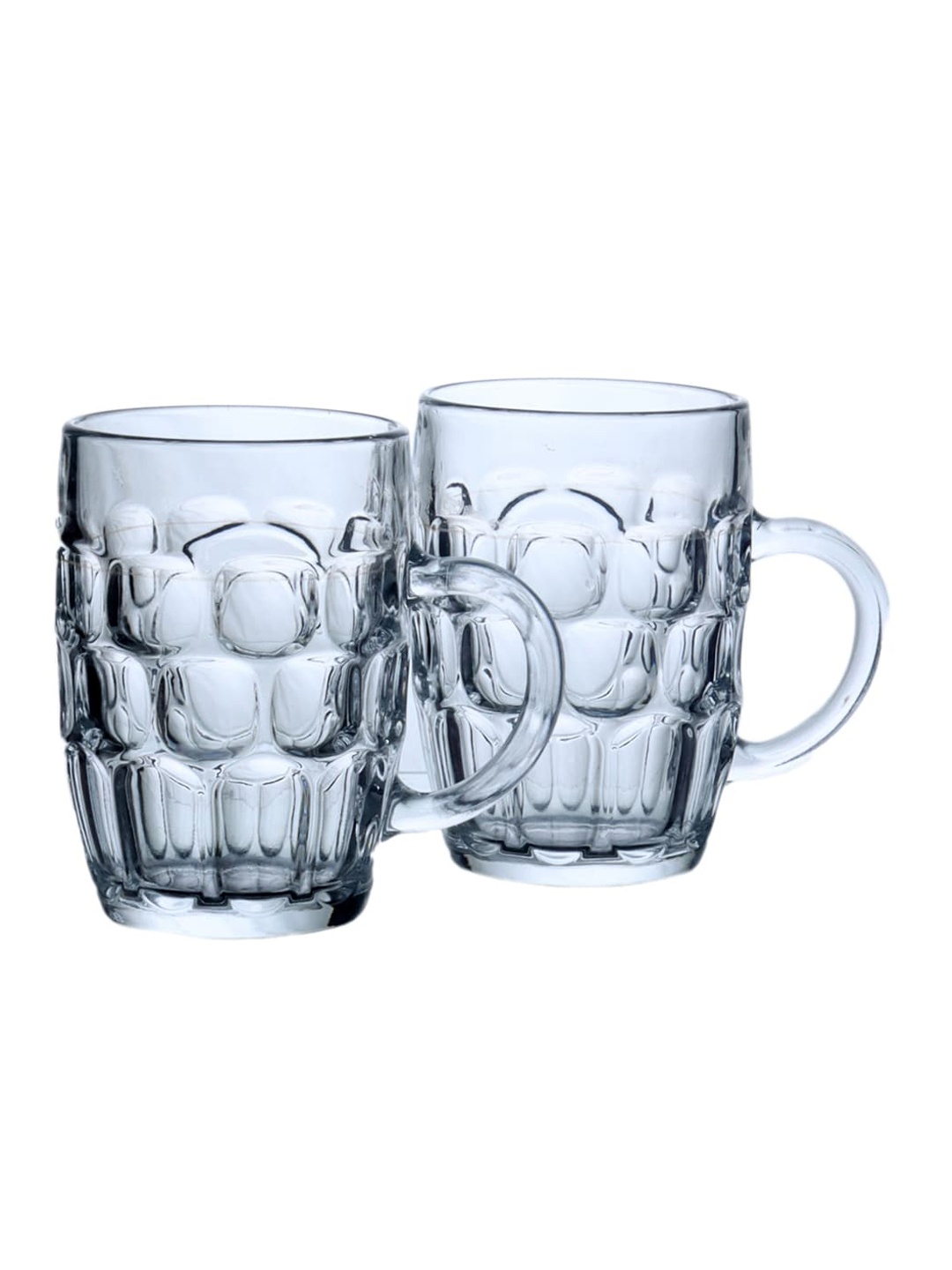 

ceradeco Transparent 2 Pieces Beer Mugs 600ml Each