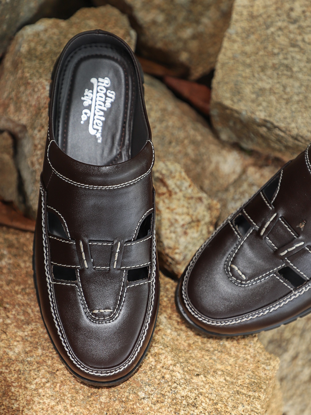 

Roadster Men Brown Shoe-Style Sandals