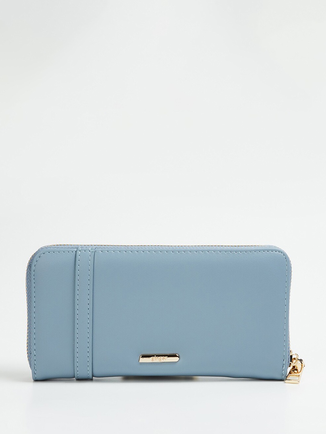 

Ginger by Lifestyle Women Zip Around Wallet, Blue