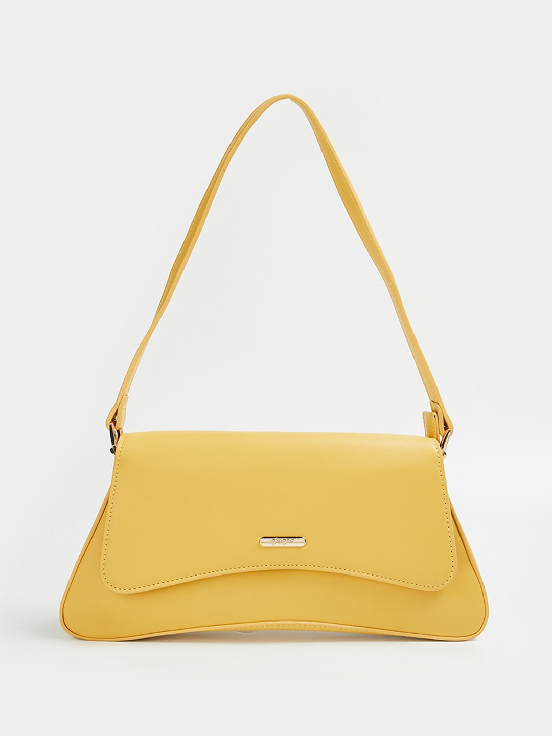 

Ginger by Lifestyle Structured Shoulder Bag, Mustard