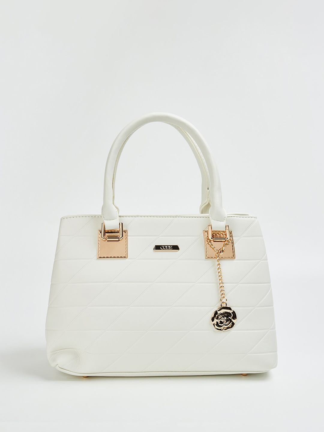 

CODE by Lifestyle Textured Handheld Bag, Off white