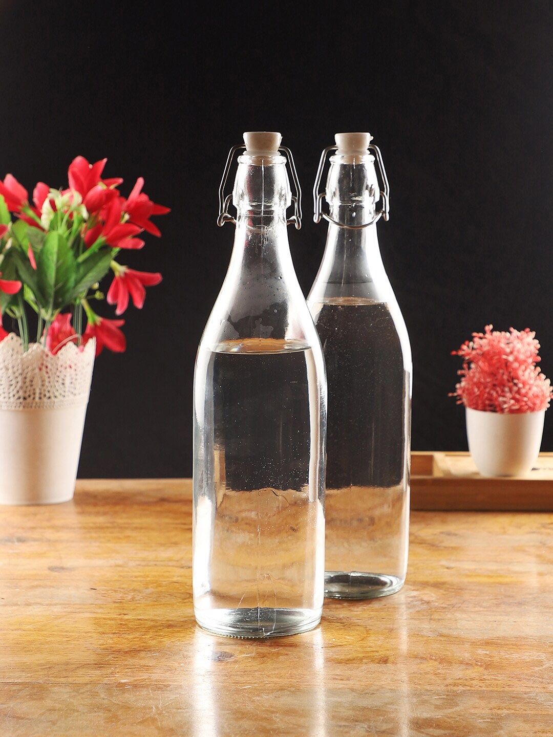 

CDI Transparent 2 Pieces Water Bottles 1 L Each