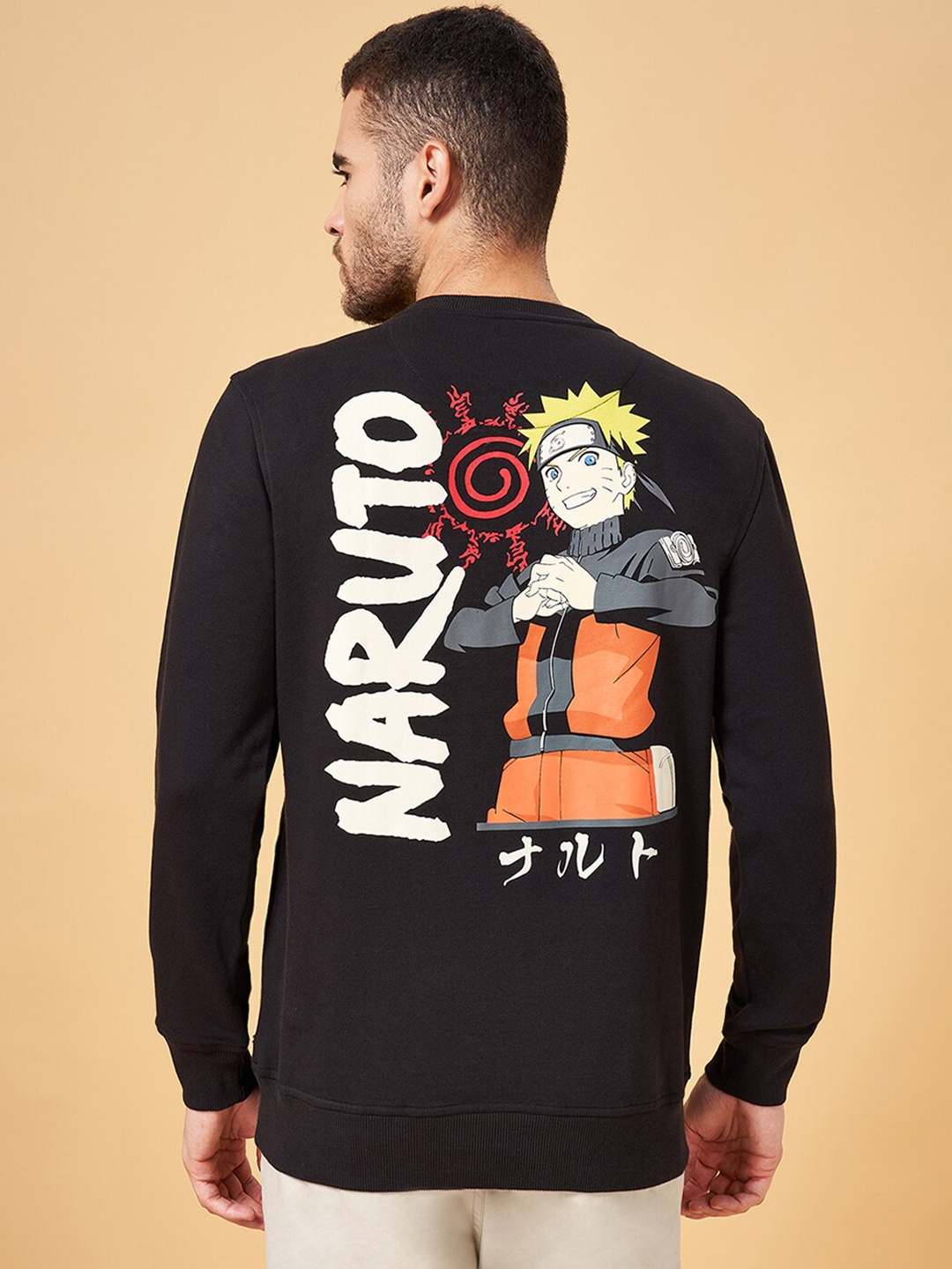 

Urban Ranger by pantaloons Naruto Printed Sweatshirt, Black