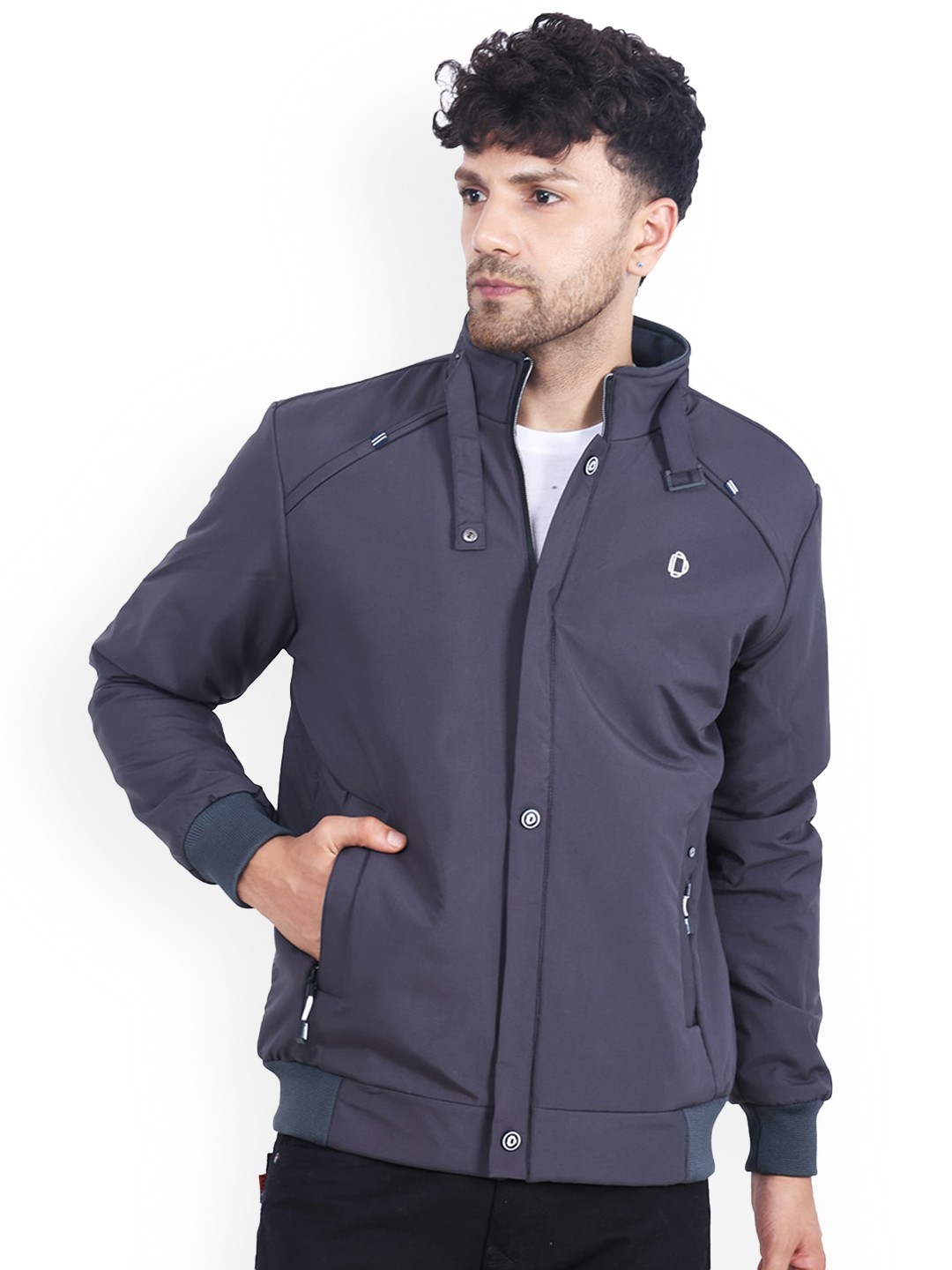 

Dollar Socks Lightweight Open Front Jacket, Grey