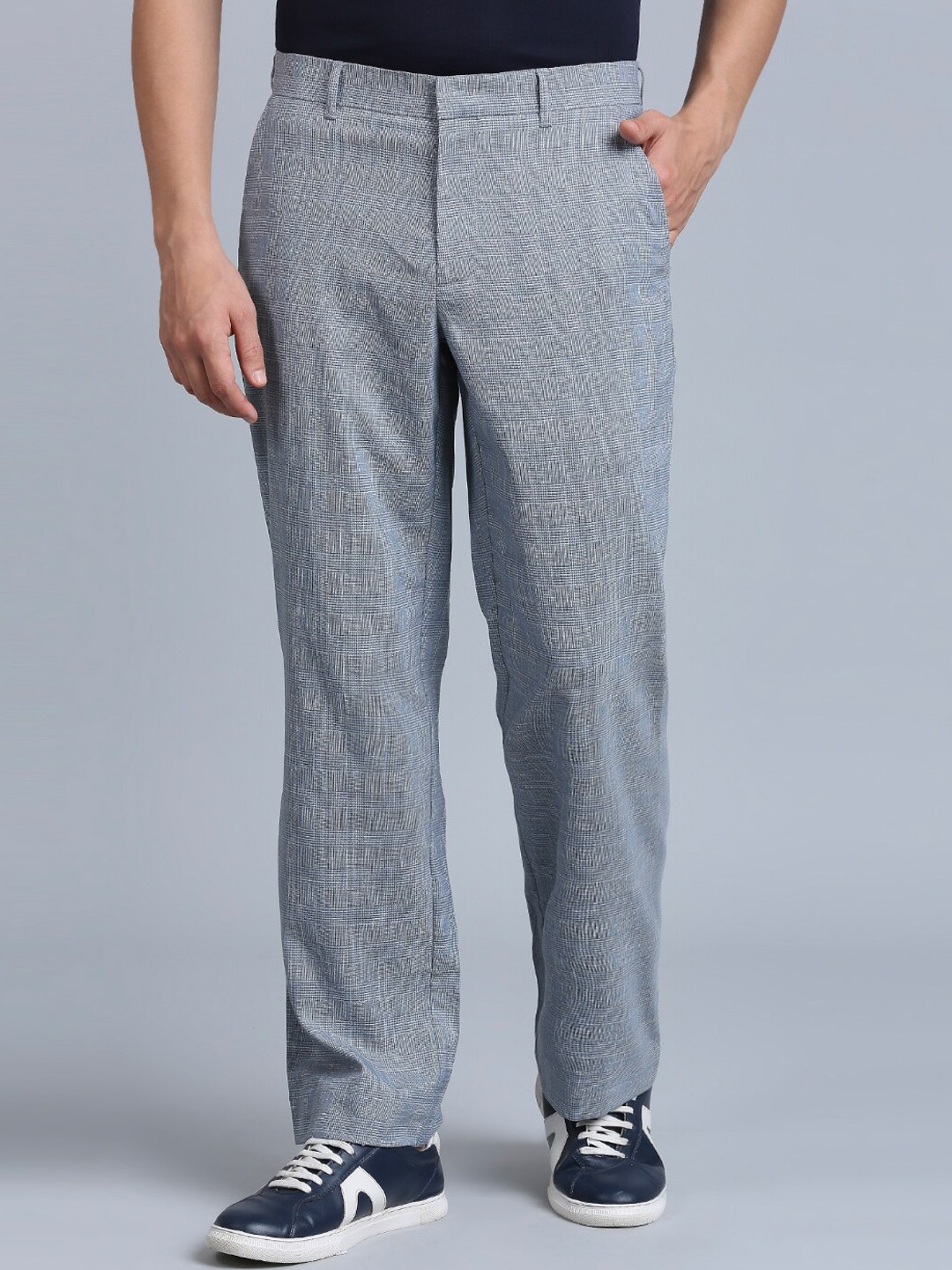 

ONEMILE Men Loose Fit Trousers, Blue