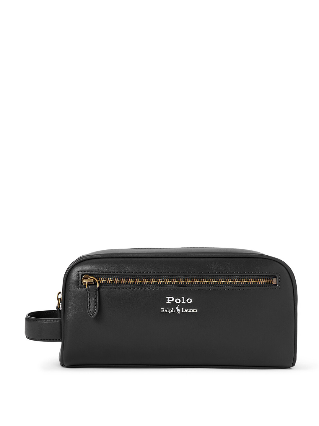 

Polo Ralph Lauren Men Leather Travel Pouch, Black