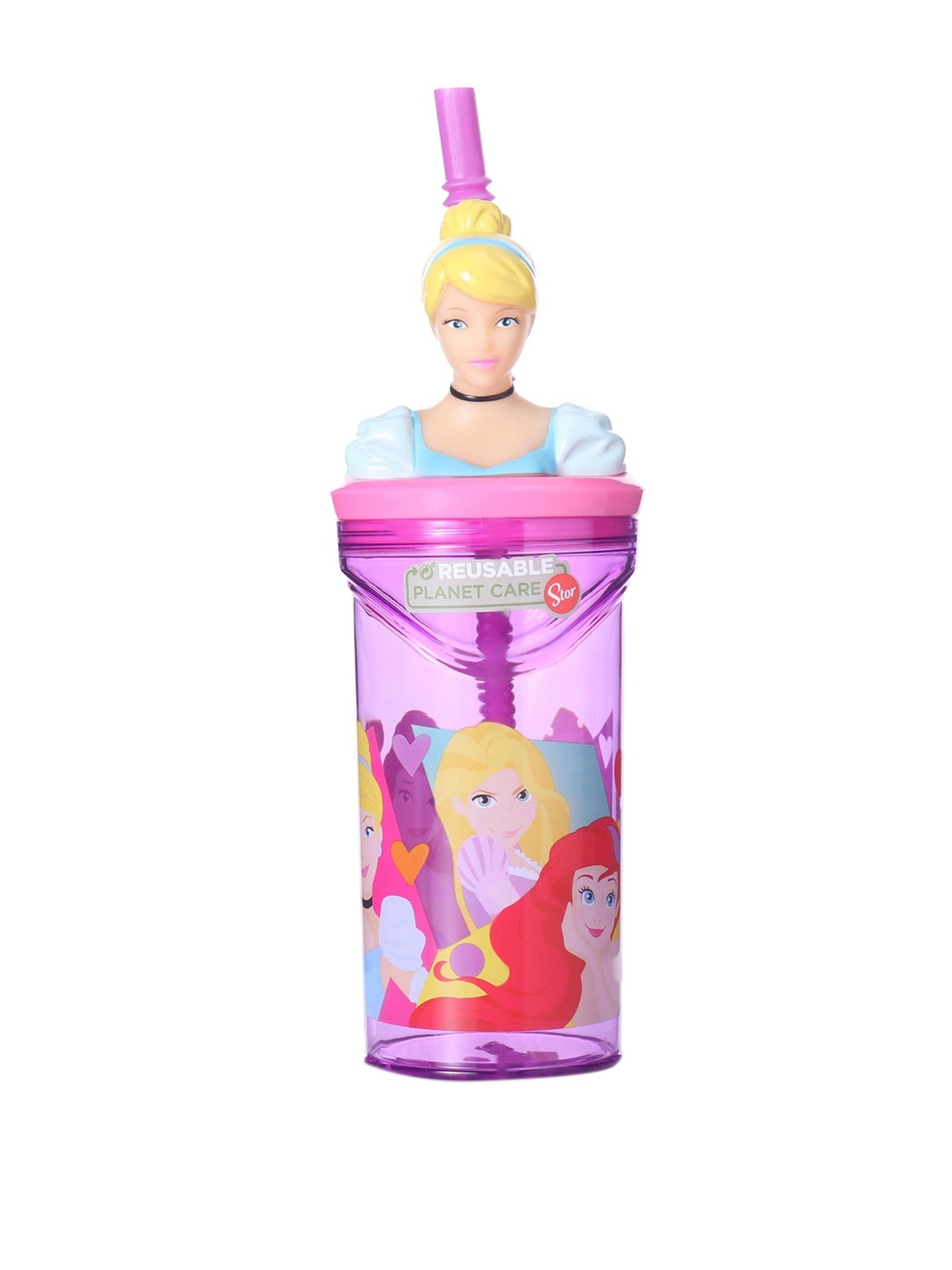 

Disney Pink Princess Stor 3D Figurine Tumbler 360ml