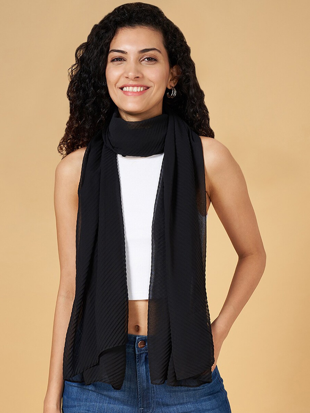 

Honey by Pantaloons Women Scarf, Black