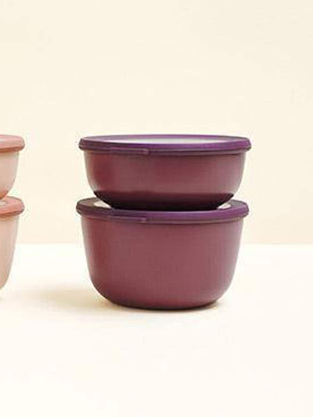 

Mepal Cirqula Maroon Round Food Storage Box 1 L
