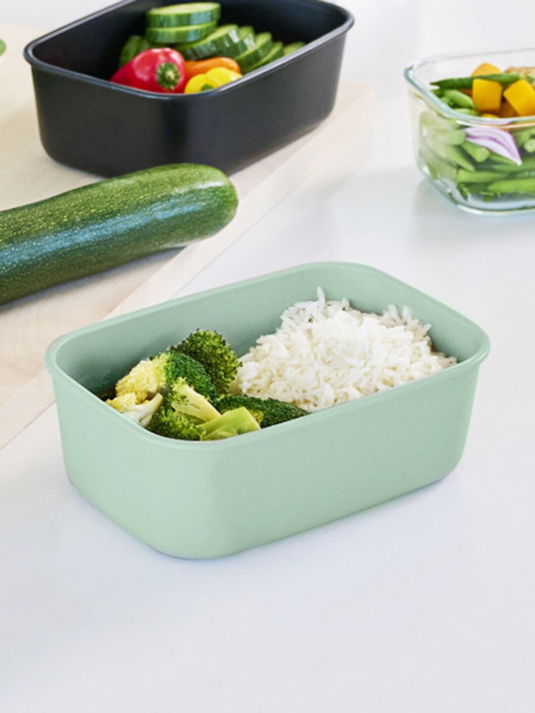 

Mepal Sea Green EasyClip Rectangular Food Storage Box 700 ml