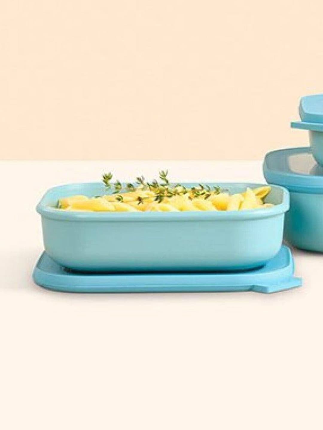 

Mepal Turquoise Blue Circula Rectangular Kitchen Storage Box 1 L