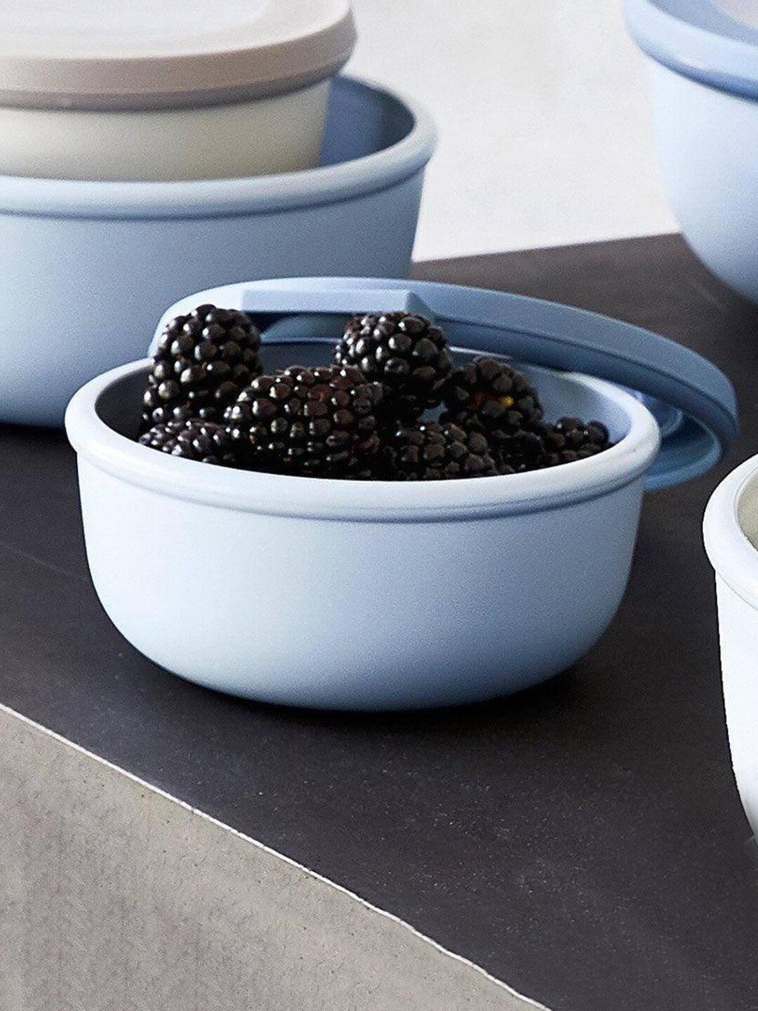 

Mepal Blue Circula Round Food Storage Box 350 ml