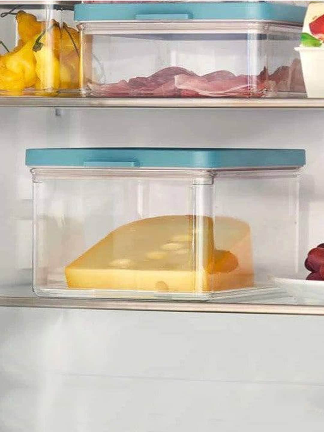 

Mepal Omnia Transparent & Green Large Cheese Box With Lid 2 L