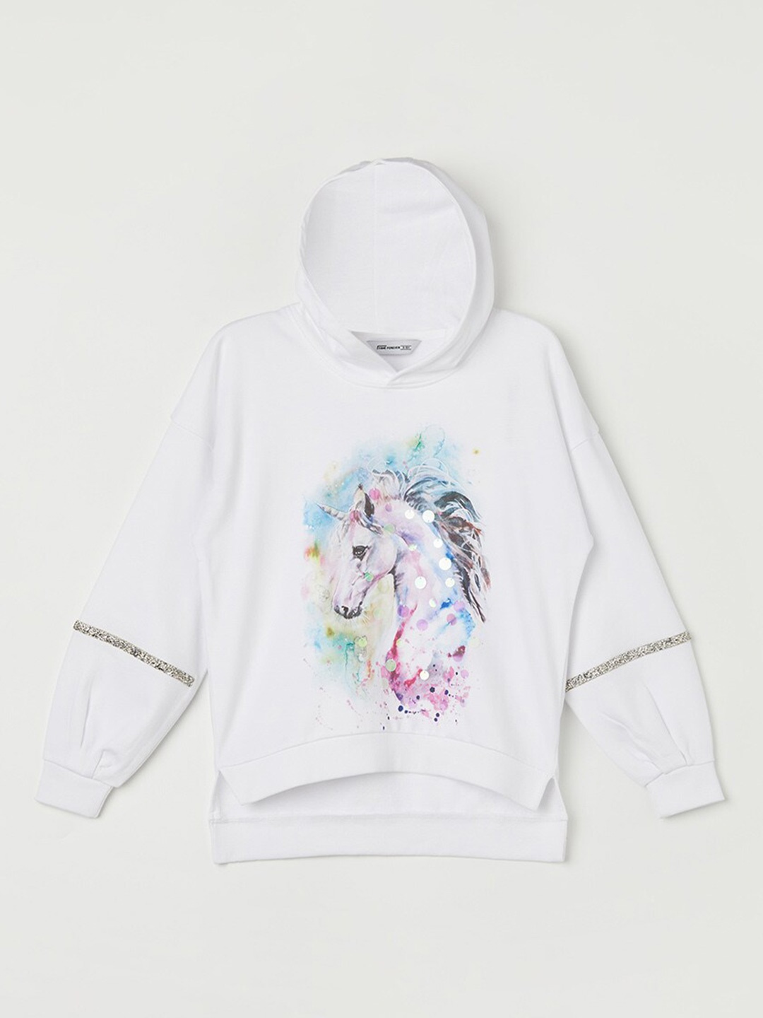 

Fame Forever by Lifestyle Girls White Printed Sweatshirt