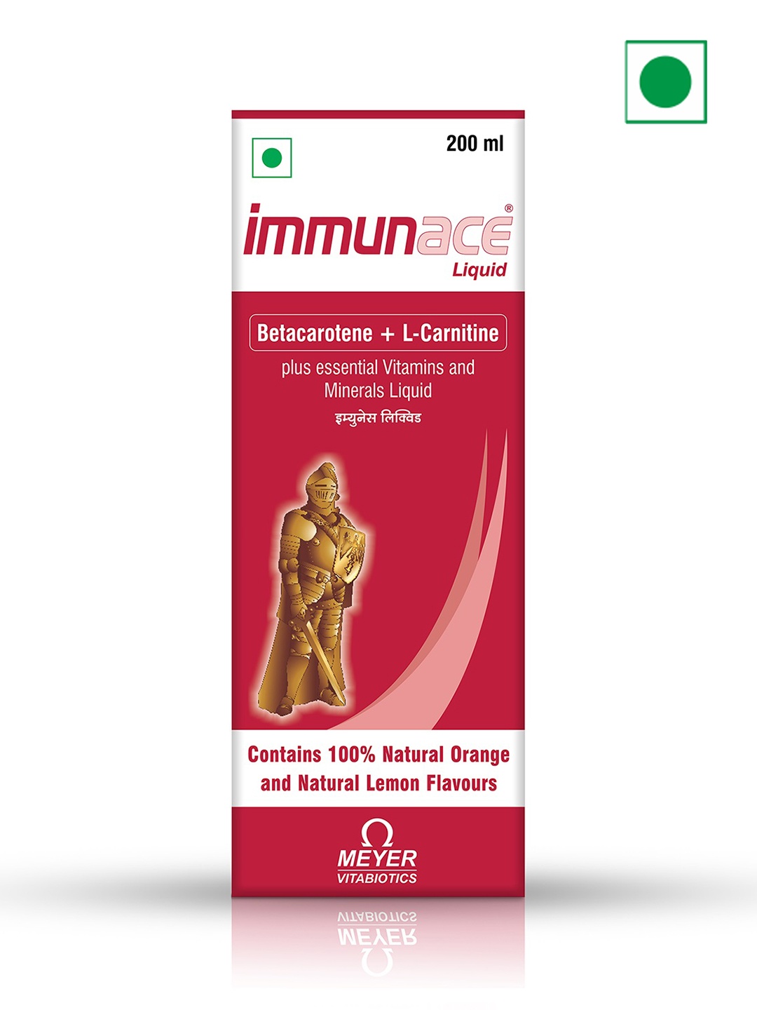 

Immunace Betacarotene & L-Carnitine Liquid To Boost Immunity & Prevent Infections - 200ml, Red