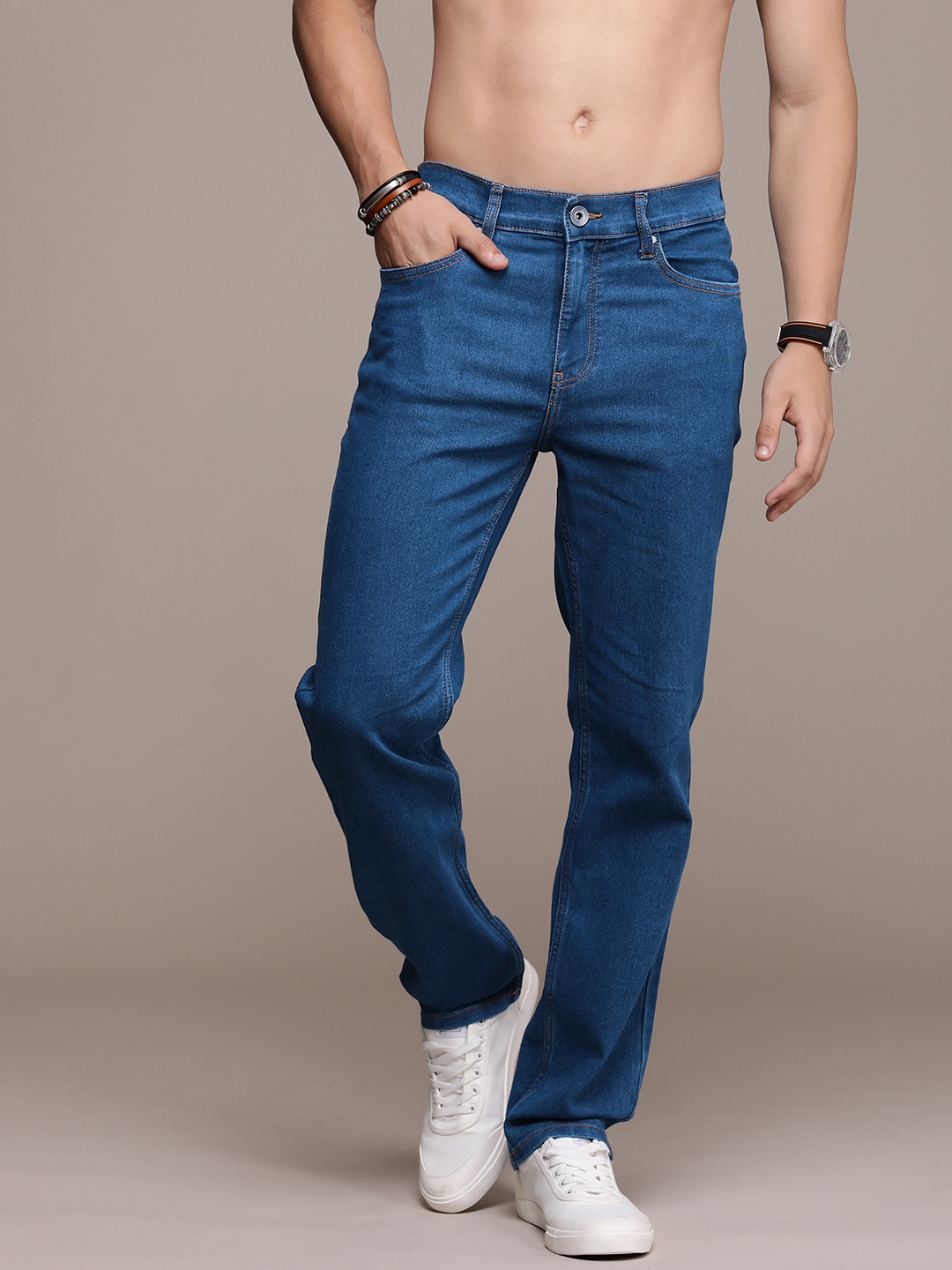 

Roadster Men Stretchable Jeans, Blue