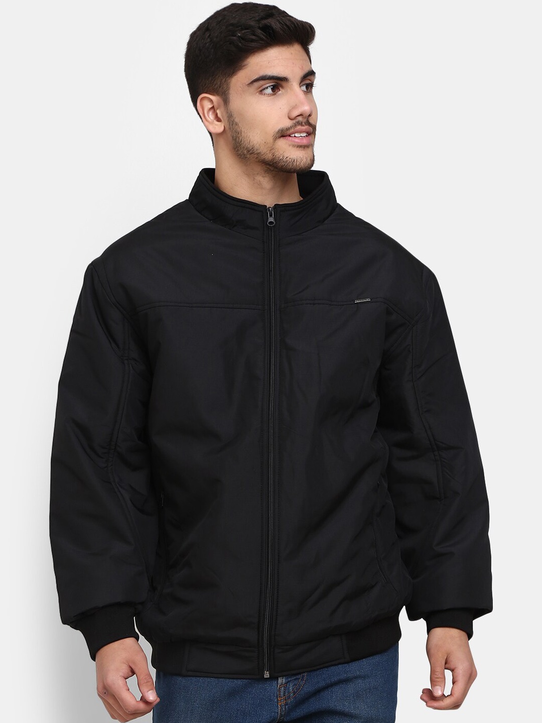 

V-Mart Lightweight Bomber Jacket, Black