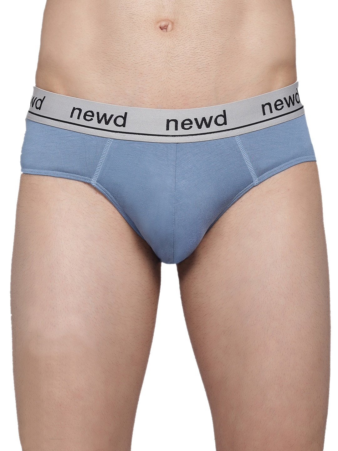 

NEWD Logo Band Printed Mid Rise Briefs NBS1-BLUE-S