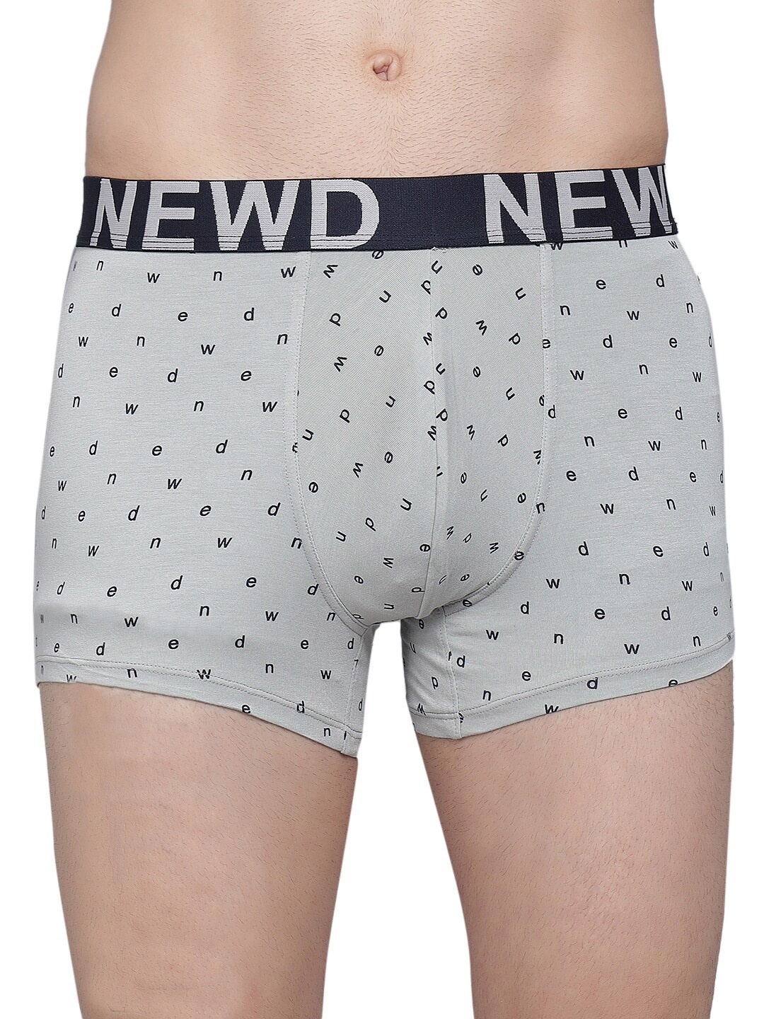 

NEWD Printed Mid-Rise Trunk NTP8, Grey