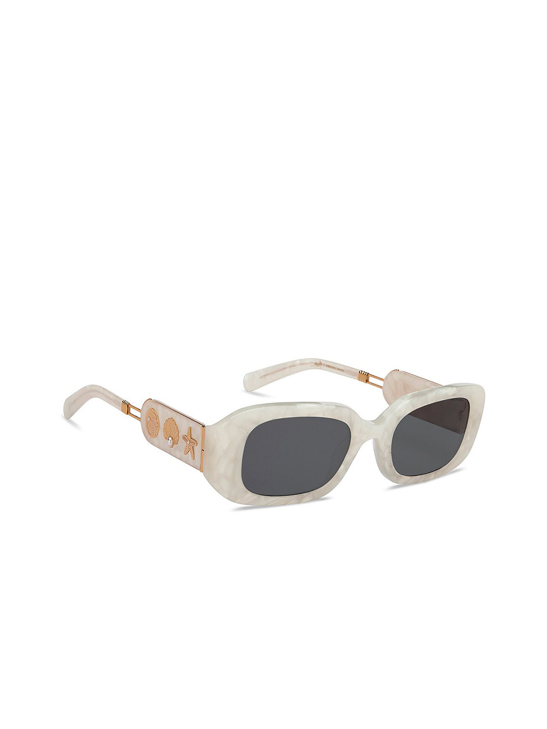 

John Jacobs Masaba Edition Women Grey Square UV Protected Sunglasses (Large -209441)