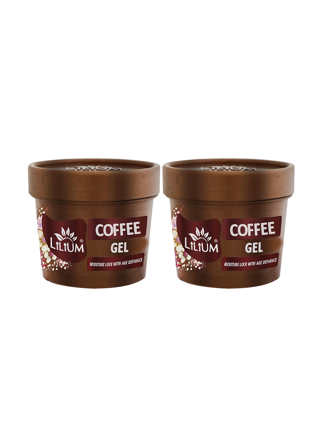 

Lilium Set Of 2 Extra Glow & Fair Complexion Coffee Face Gel-100g Each, Brown