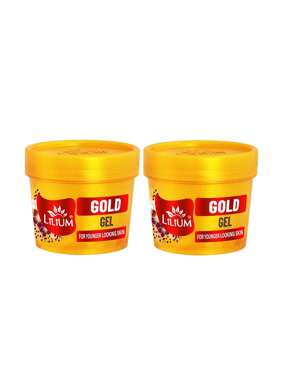 

Lilium Set Of 2 Younger Looking Skin Gold Face Gel-100g Each