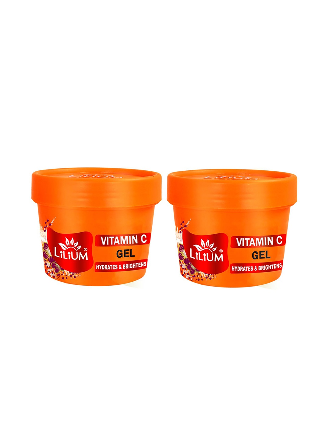 

Lilium Set Of 2 For Anti Acne & Anti Blemish Vitamin C Face Gel-100g Each, Orange