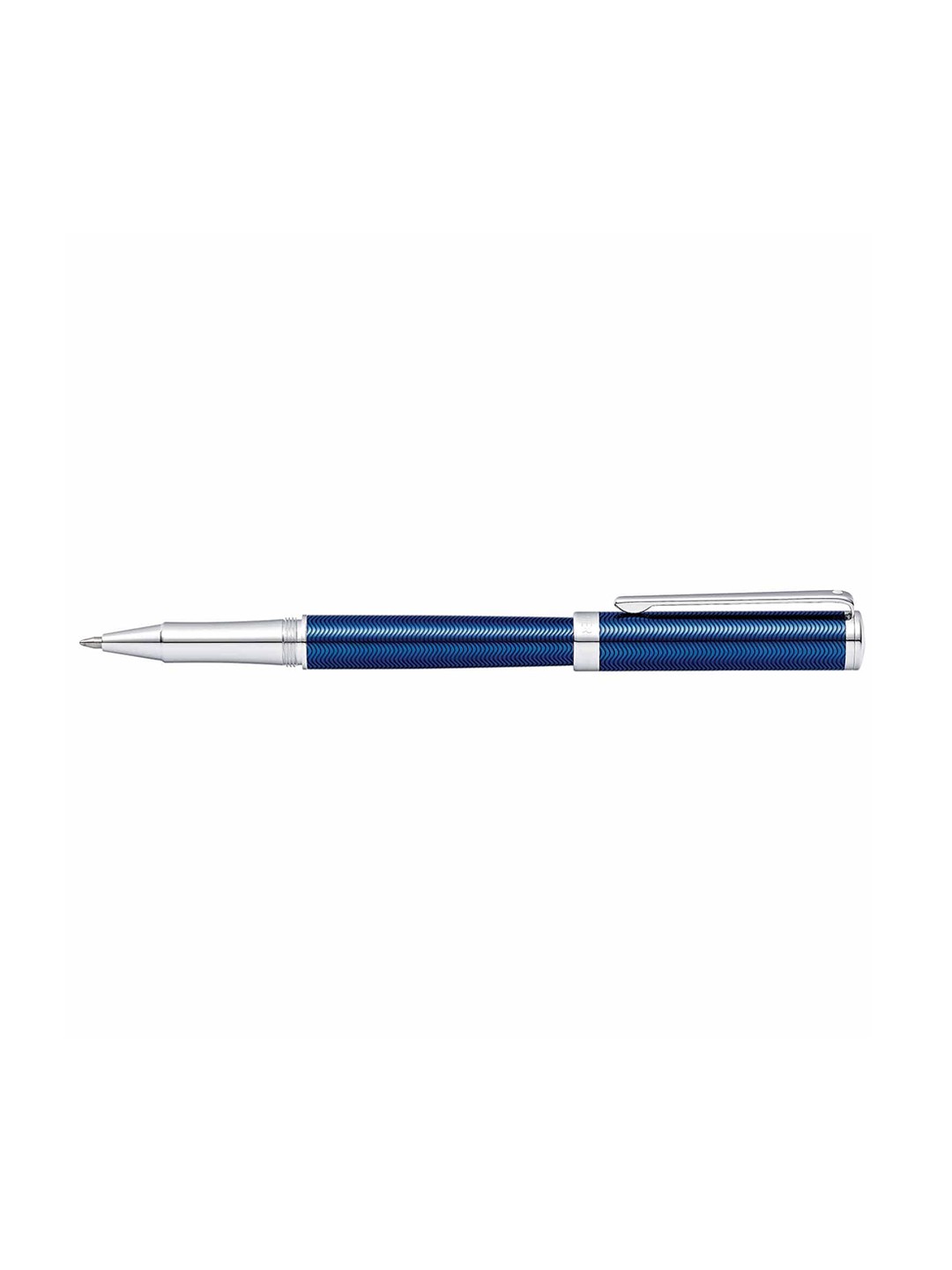 

Sheaffer Translucent Lacquer With Chrome Plate Trim Roller Ball Pen, Blue