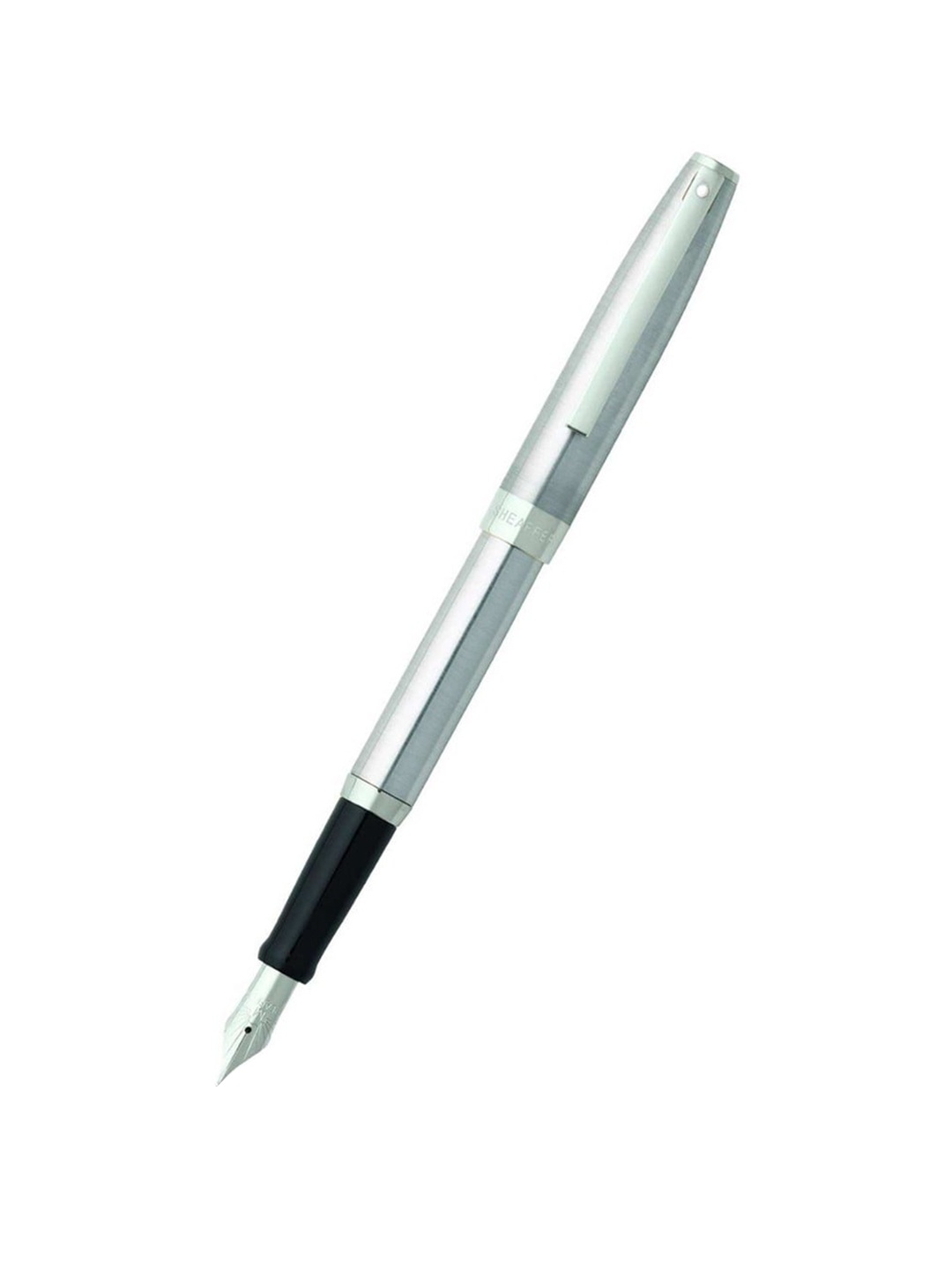 

Sagaris 9472 Silver & Black Metal Fountain Pen