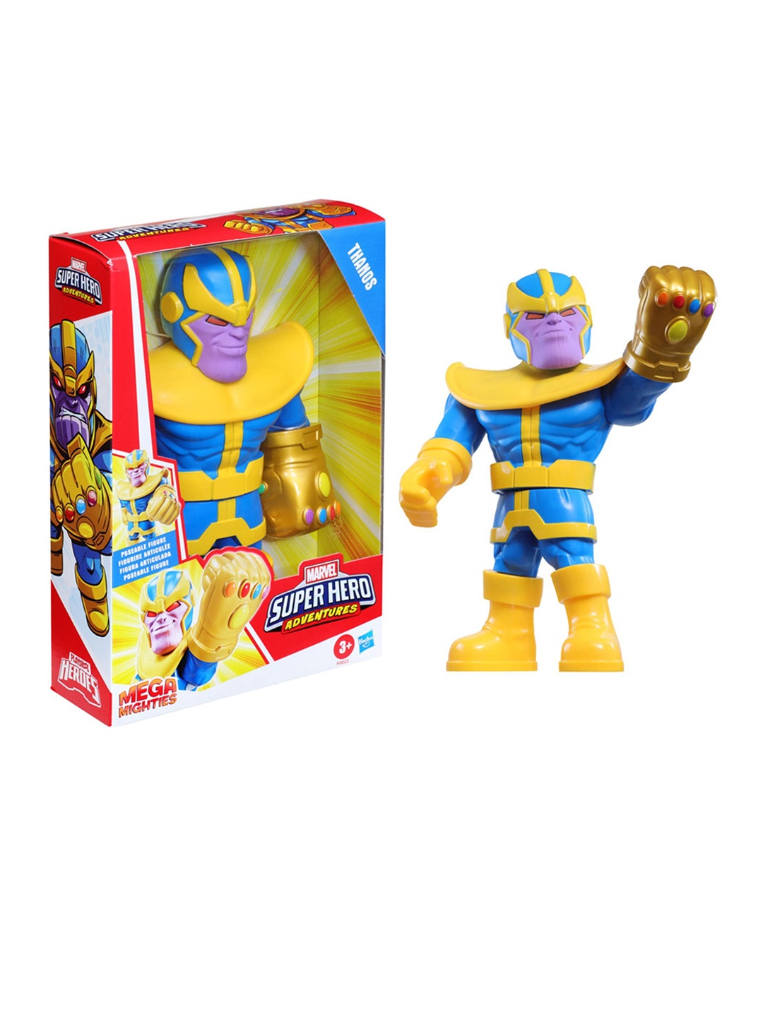 

Marvel Super Hero Mega Mighties Adventures Thanos Action Figure, Yellow