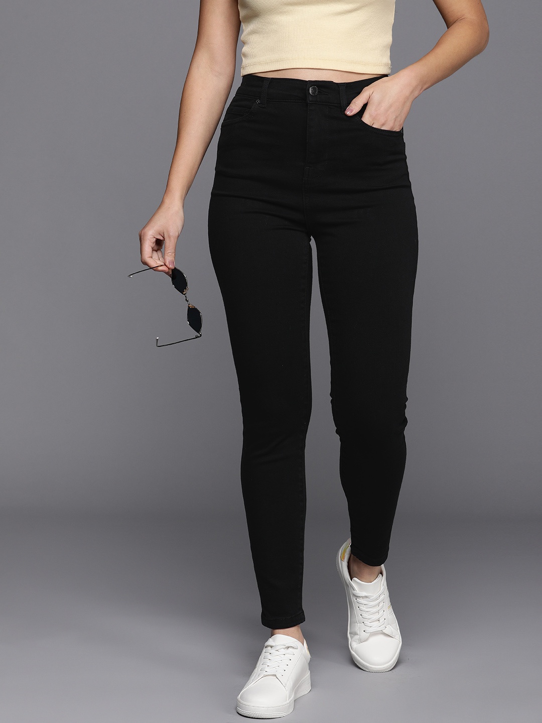 

NEXT Women Stretchable Jeans, Black