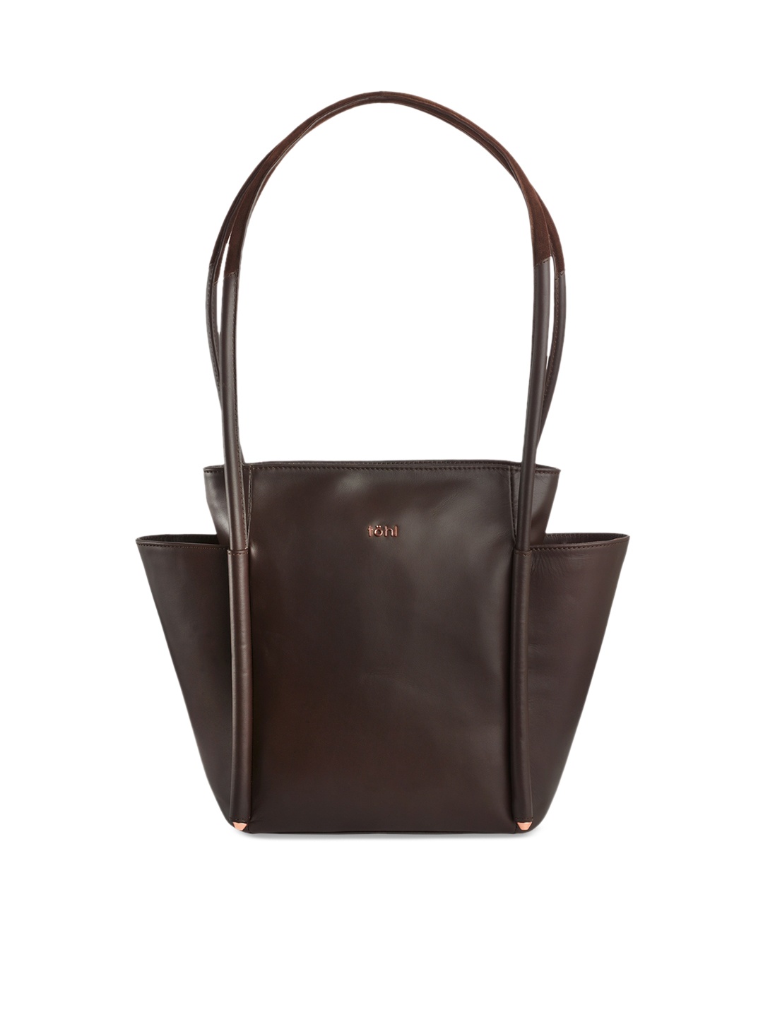 

tohl Brown Solid Shoulder Bag
