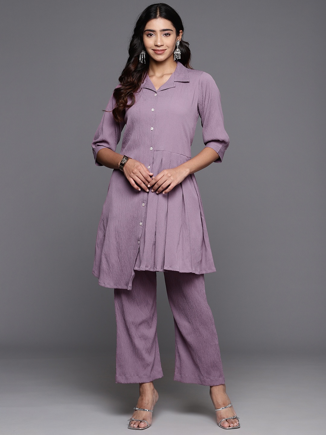 

Varanga Women Tunic with Trousers, Mauve