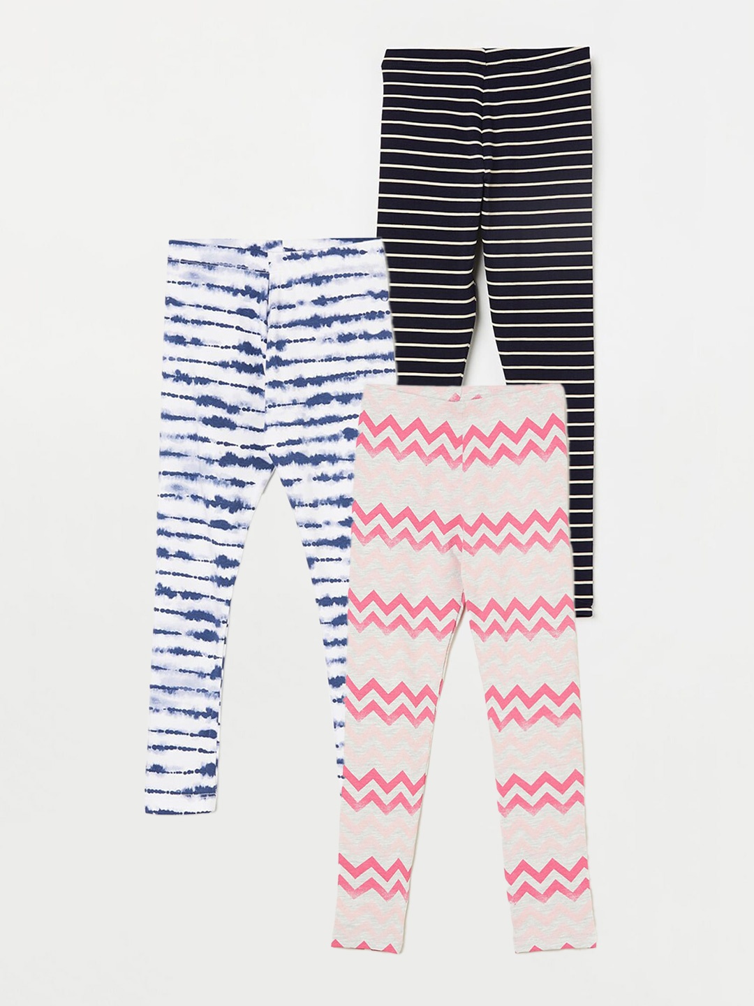 

Fame Forever by Lifestyle Girls Pack Of 3 Ankle Length Leggings, Pink