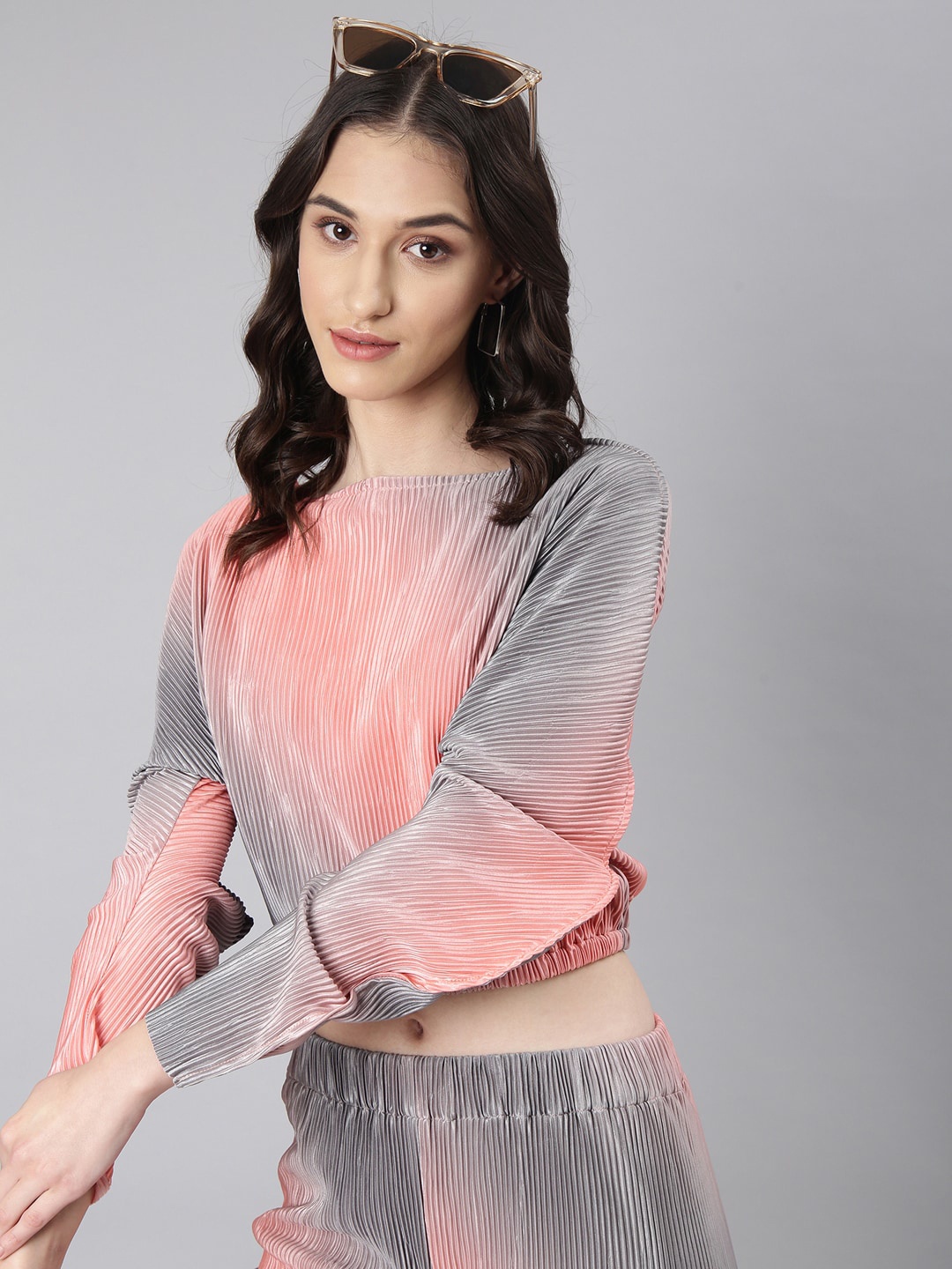 

SHOWOFF Boat Neck Coral Dyed Co-Ords