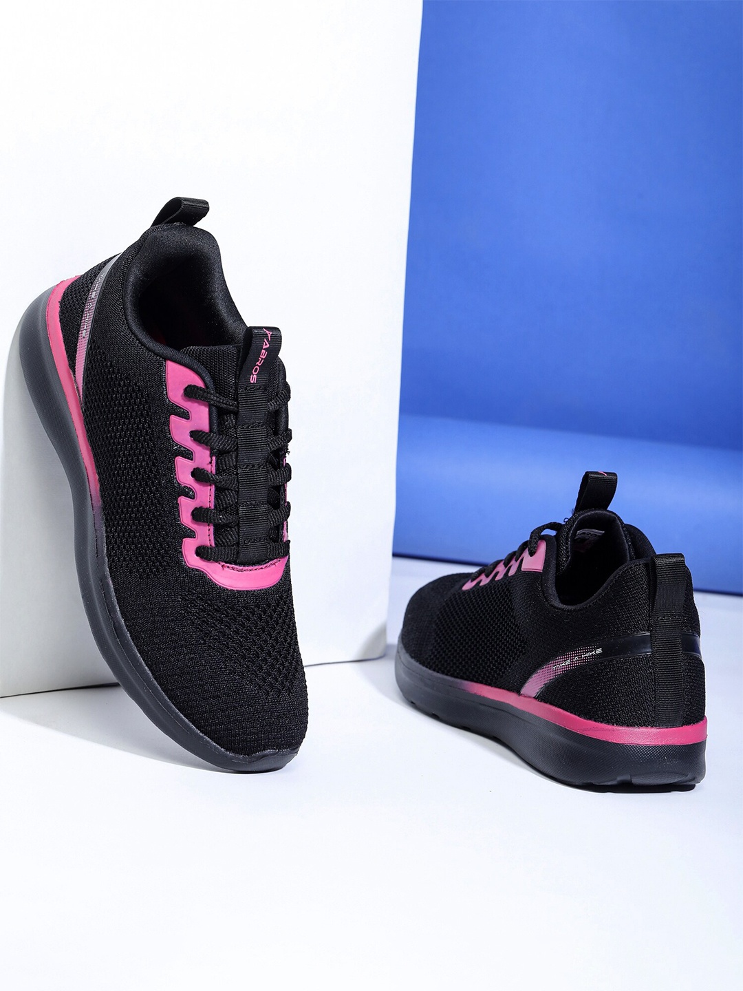 

ABROS Women GRACIA Mesh Running Shoes, Black
