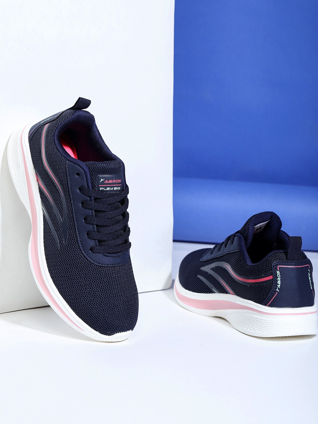 

ABROS Women Eliana Running Shoes, Navy blue