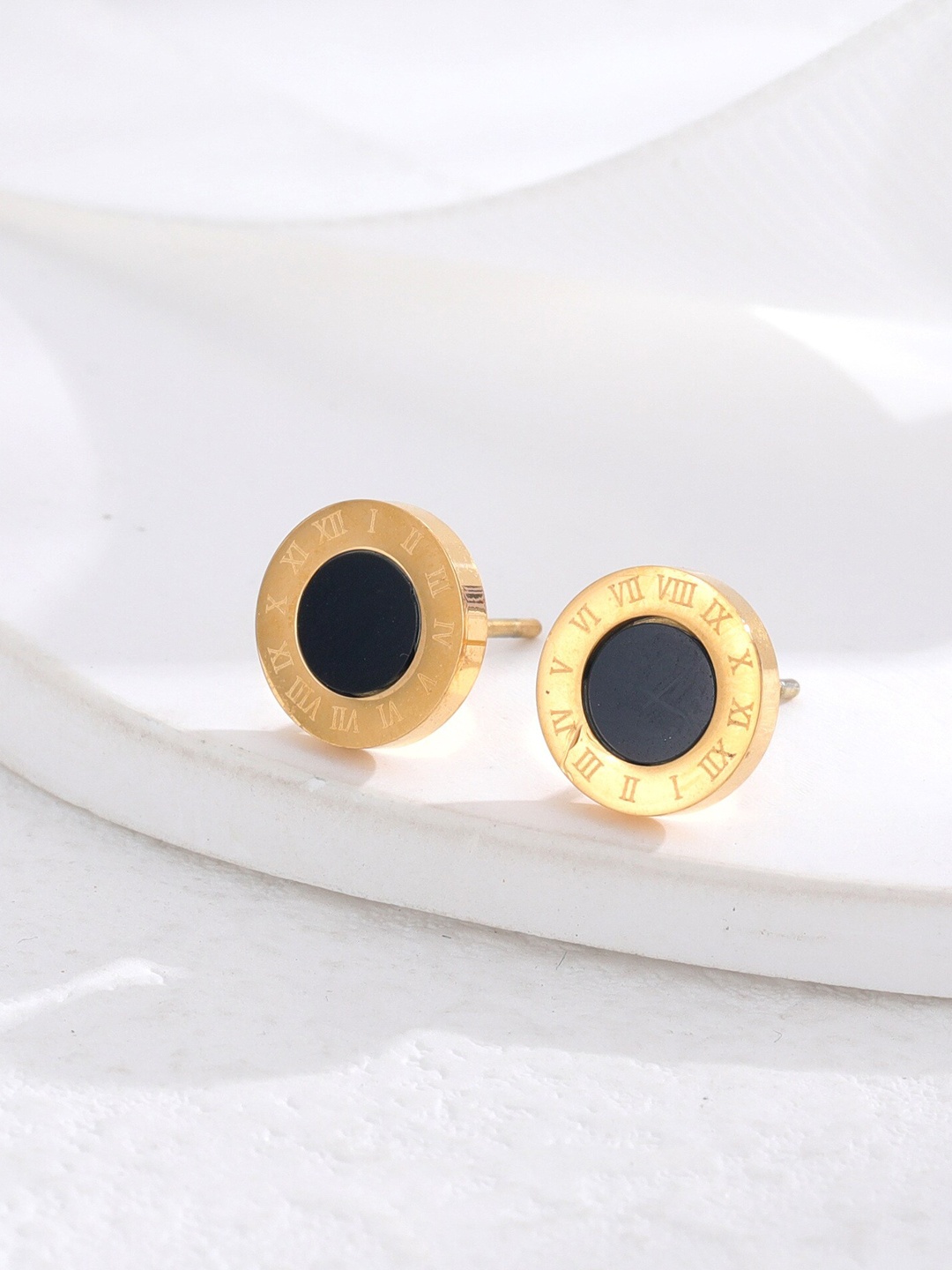 

MYKI Gold Plated Stainless Steel Studs Earrings