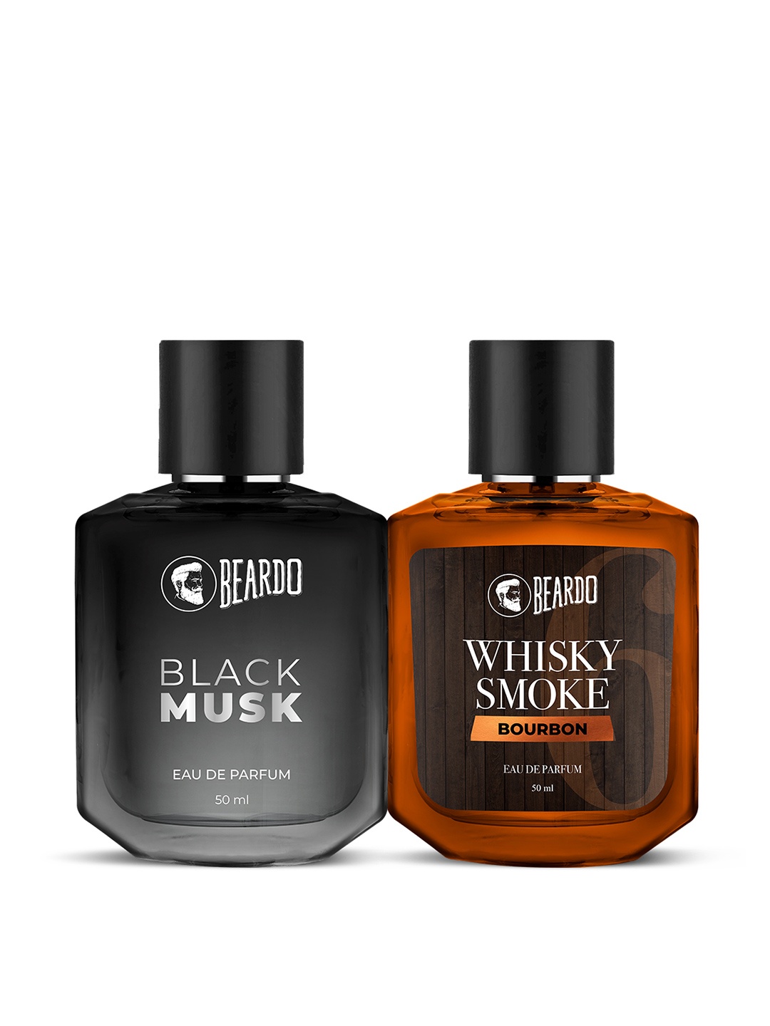 

BEARDO Men Set Of 2 Longwear Eau De Parfum - Black Musk & Whisky Smoke Bourbon - 50ml Each