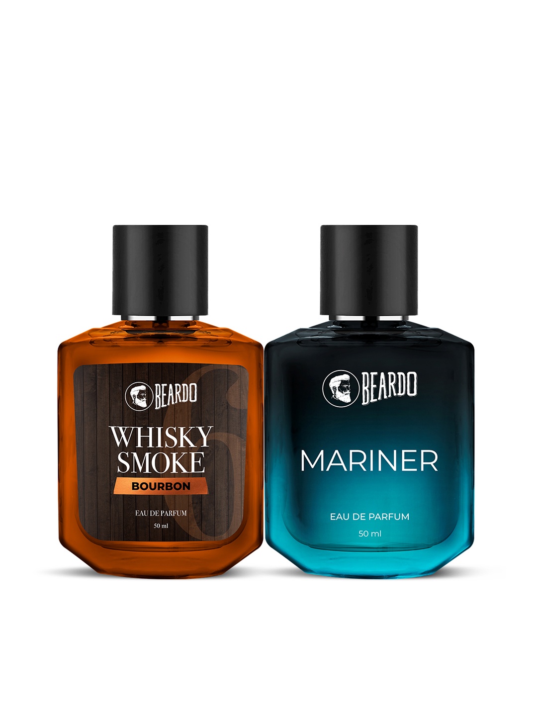 

BEARDO Men Set of Whisky Smoke Bourbon & Mariner Eau de Parfums - 50ml each, Brown