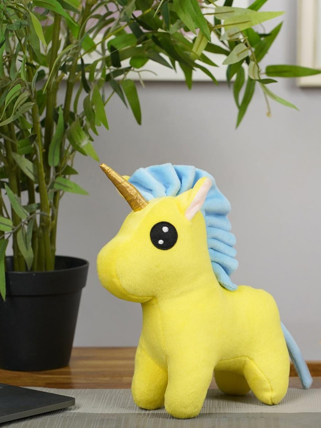 

FURRENDZ Kids Unicorn Plush Soft Toy, Yellow