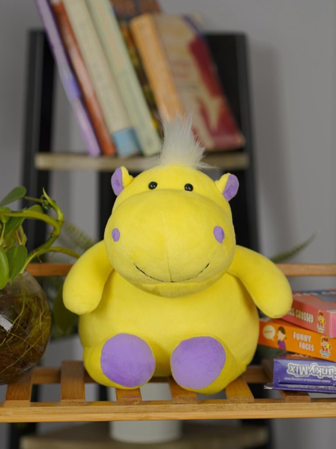 

FURRENDZ Kids Hippo Plush Soft Toy, Yellow