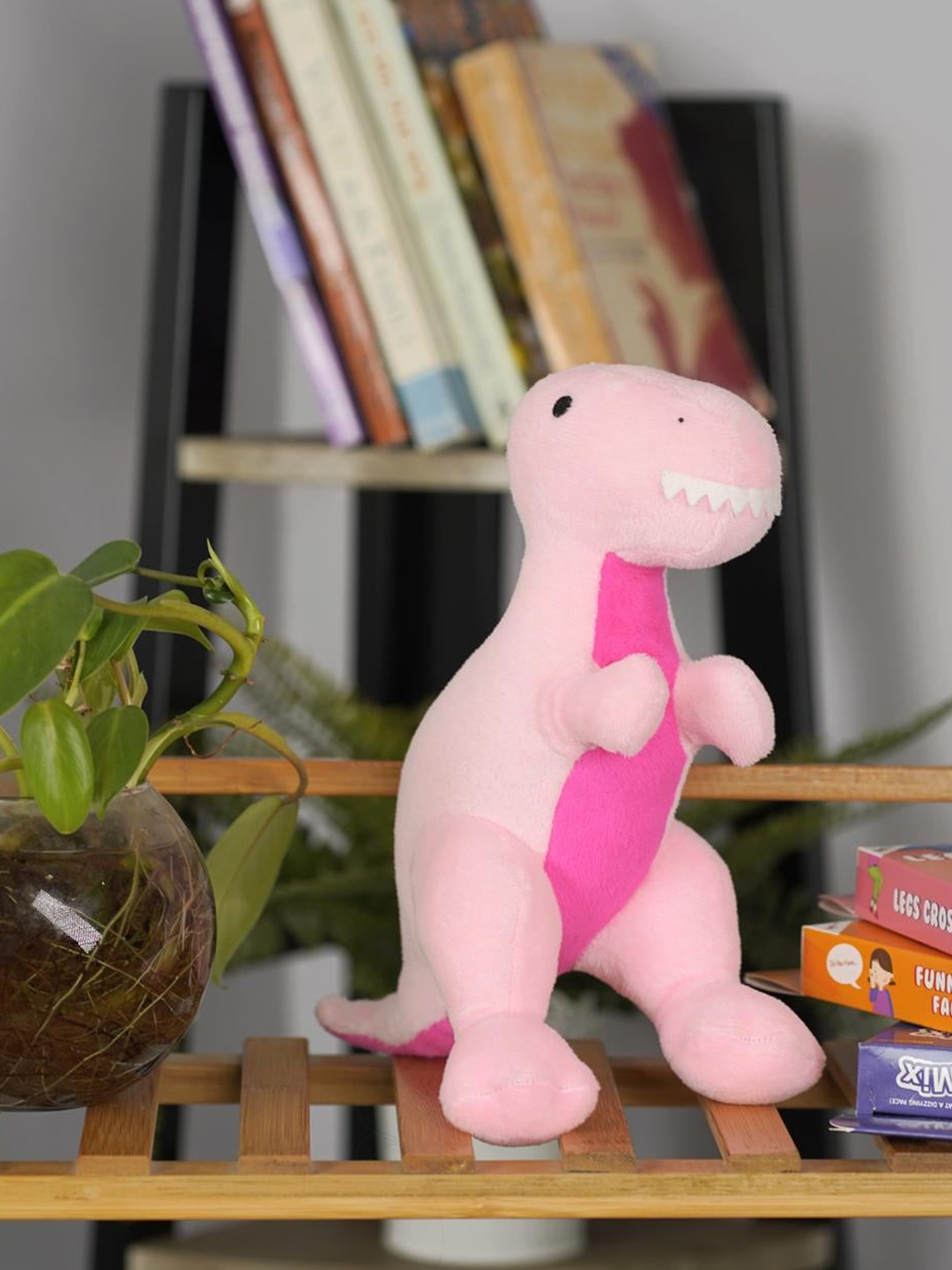 

FURRENDZ Kids Dinosaur Plush Soft Toy, Pink
