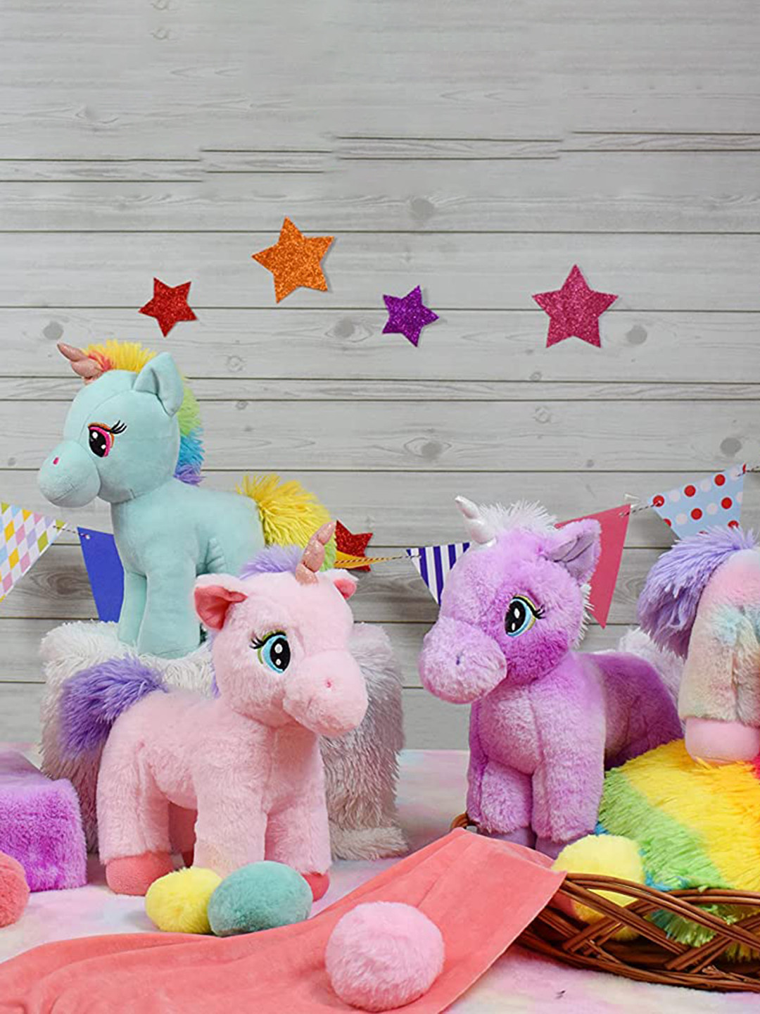 

Mirada Kids Non-Allergic Standing Unicorn Soft Toy, Purple